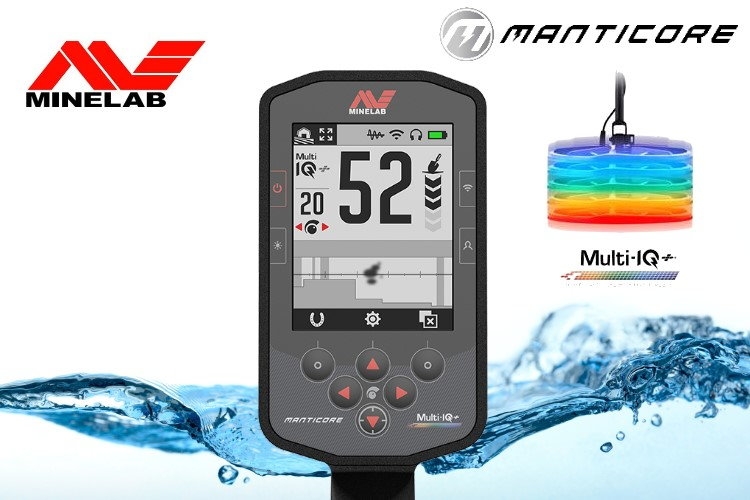 Preview: Metalldetektor Minelab Manticore mit zusätzlicher M9 und M15 Suchspule