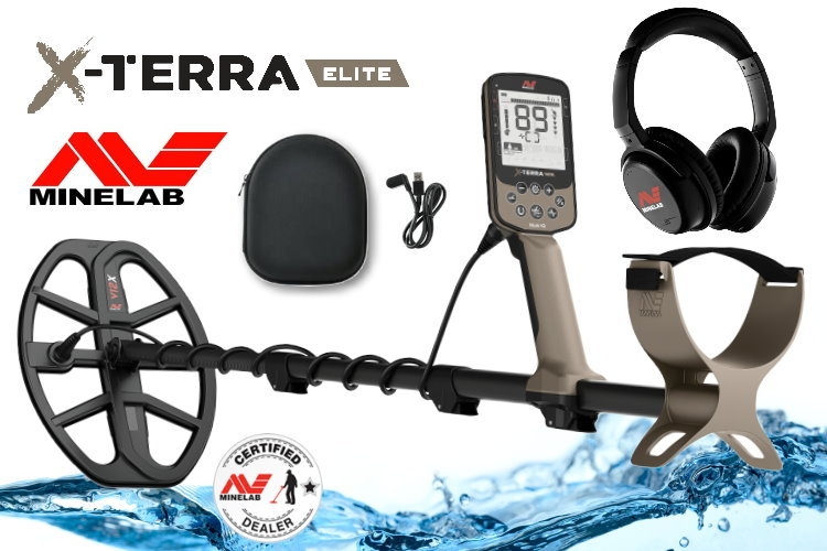 Preview: Metalldetektor Minelab X-Terra Elite mit Funkkopfhörer ML-85