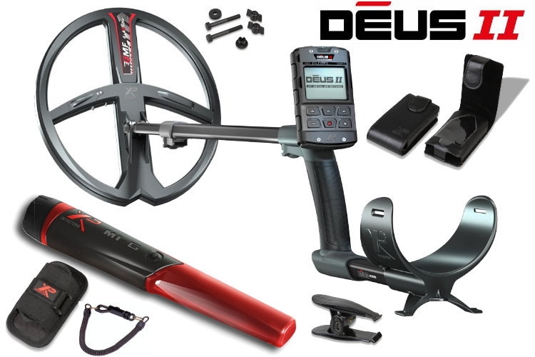 Preview: Metalldetektor XP DEUS II 34cm Spule mit MI-6 Pinpointer